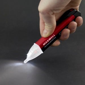 Detector de tensiune fără contact - cu lanternă LED - Img 4