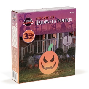 Dovleac de Halloween gonflabil cu RGB LED - 40 cm - Img 3