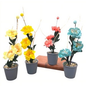 Flori Artificiale in Ghiveci 30cm, Diferite Culori