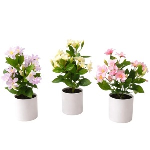 Flori Artificiale în Ghiveci 31cm, din Plastic Diferite Culori - Img 2