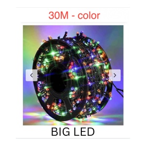 Instalatie LED tip rola 30 M / 150 LED mare - multicolor