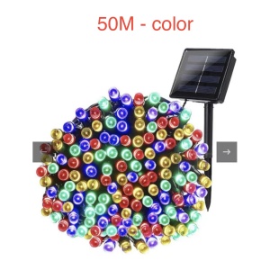 Instalatie solara 50 M / 250 LED - multicolor