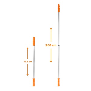 Mâner telescopic pentru role de zugrăvit - 112 - 200 cm - Img 3