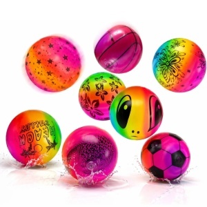 Minge 24cm de Plaja 55g din Plastic 10/set Multicolora - Img 2
