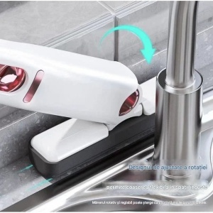 Mop de Mana Portabil 25cm, Cu Sistem de Stoarcere Curatare Manuala - Img 2