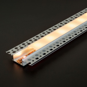 Profil aluminiu LED - tencuibil, încastrabil în gipscarton - 1000 x 58 x 13 mm