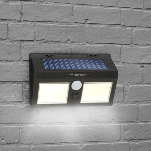 Reflector solar cu senzor de mișcare - de perete - LED COB
