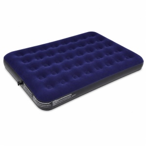 Saltea Gonflabila 191x137x22cm pentru Plaja sau Camping, Suprafata din Catifea - Img 2