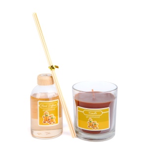 Set lumanare parfumata si parfum - turta dulce - 120 g + 100 ml - Img 3