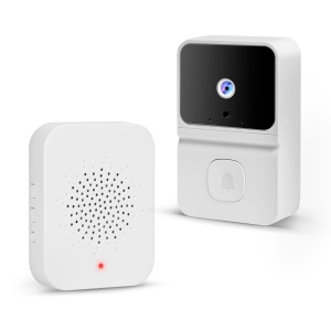 Set videointerfon inteligent - cu Wi-Fi, pe acumulator - HD - alb