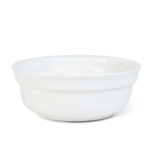 Suport înălțat pentru hrănire cu boluri din ceramică – boluri albe – 30 x 14 x 7,5 cm - Img 4