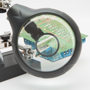 Suport pentru panouri cu lupă și cleme crocodil - Img 3