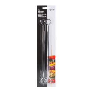 Țepușe pentru grătar - metalice - 24 cm - 4 buc. / pachet