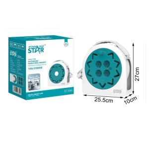 Winning Star - Tambur cu cablu de 20m - 4 x prize 230V - Img 2