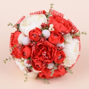 Buchet Bujori - Rosu