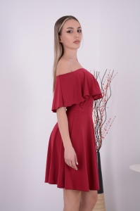 Rochie Eliza Scurta - Cranberry - Img 3