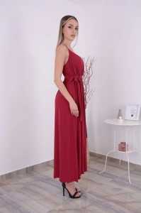 Rochie Lunga Julia - Cranberry - Img 4