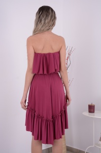 Rochie Scurta Bella Magenta - Img 5