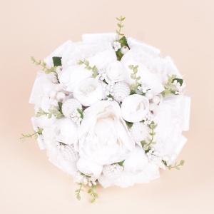 Buchet Bujori - Alb