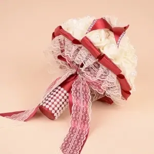 Buchet Trandafiri Mari - Bordo