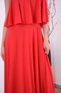 Rochie Eliza Glamour - Rosu - Img 5