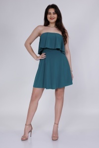 Rochie Eliza Scurta - Turcoaz