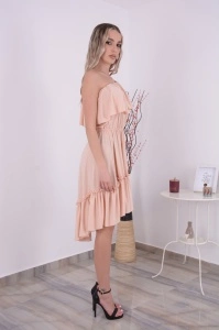 Rochie Scurta Bella Crem - Img 3