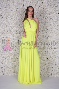 Rochie Versatila Galben Neon
