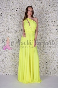 Rochie Versatila Galben Neon