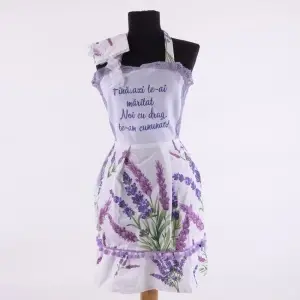 Set dezgatit Mireasa - Lila cu flori
