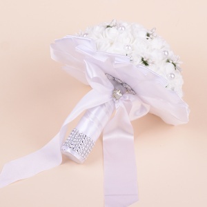 Buchet Trandafiri - Alb