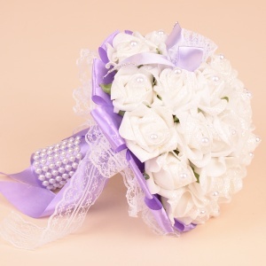 Buchet Trandafiri Mari - Lila - Img 3