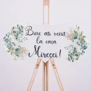 Placuta "Bine ati venit la casa Miresei"