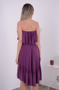 Rochie Scurta Bella Mov - Img 5