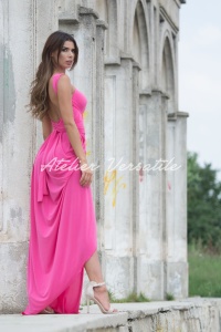 Rochie Versatila Pandora - Fuxia - Img 3