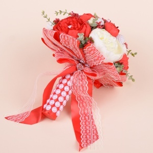 Buchet Bujori - Rosu - Img 2