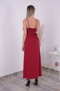 Rochie Lunga Julia - Cranberry - Img 5