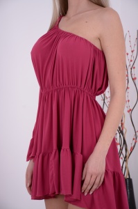 Rochie Scurta Amber - Magenta - Img 6