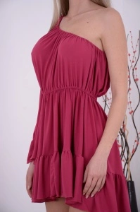 Rochie Scurta Amber - Magenta - Img 6