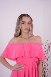 Rochie Scurta Bella Fuxia - Img 2