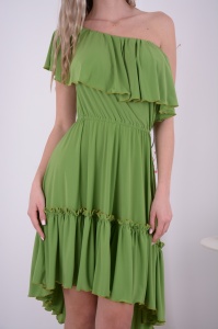 Rochie Scurta Bella Olive - Img 3