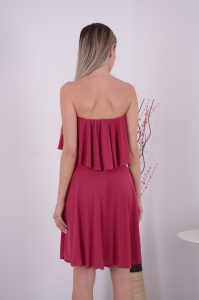 Rochie Eliza Scurta - Magenta - Img 5