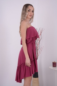 Rochie Scurta Bella Magenta - Img 3