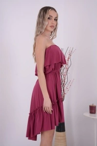 Rochie Scurta Bella Magenta - Img 3