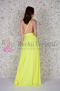 Rochie Versatila Galben Neon - Img 2