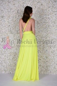 Rochie Versatila Galben Neon - Img 2