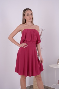 Rochie Eliza Scurta - Magenta - Img 2