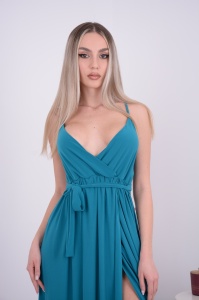 Rochie Lunga Julia - Turcoaz - Img 4