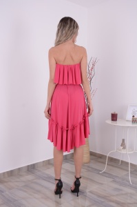 Rochie Scurta Bella Roz - Img 4