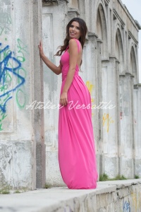 Rochie Versatila Pandora - Fuxia - Img 4